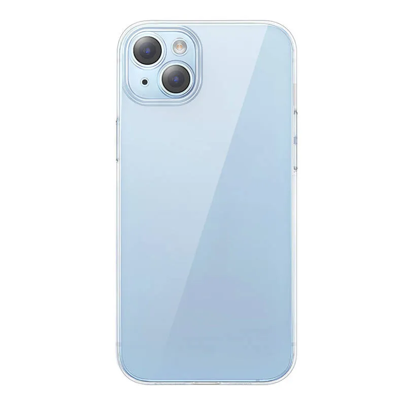 Etui BASEUS Crystal Series IPhone 14 Plus + Szkło - Przezroczysty