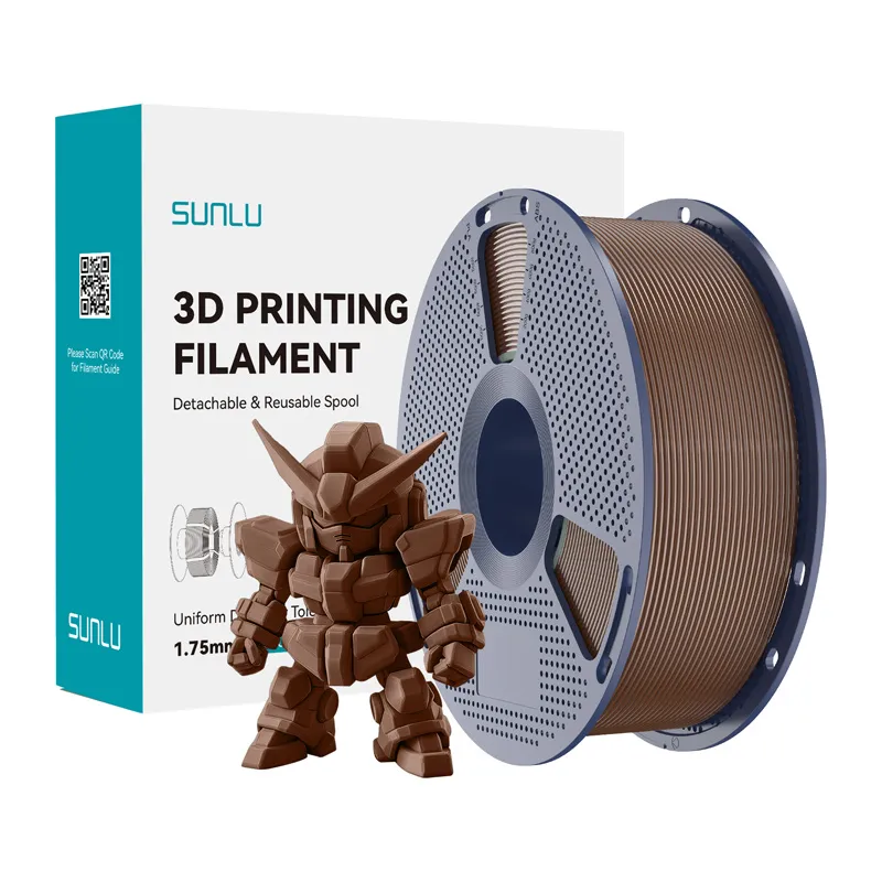 Filament SUNLU PLA+ 2.0 1,75mm 1kg - Kawowy