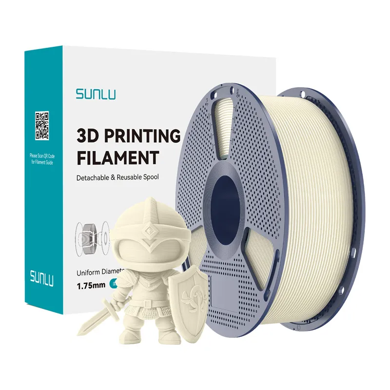 Filament SUNLU PLA+ 1.75mm 1kg Do Drukarki 3D - Kość Słoniowa