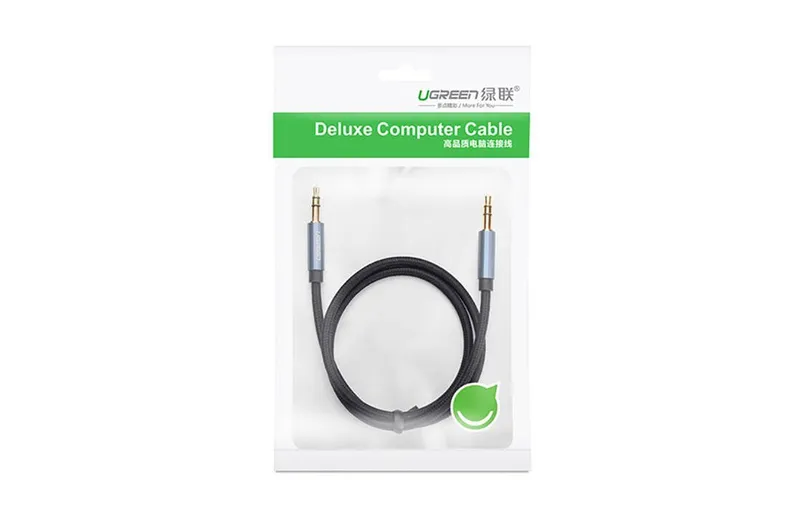 Kabel Audio UGREEN AV122 Jack 3,5mm 1,5m - Czarny