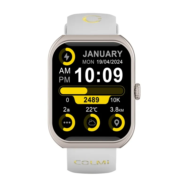 Smartwatch COLMI P86 AMOLED 450 mAh Always On Display - Złoty