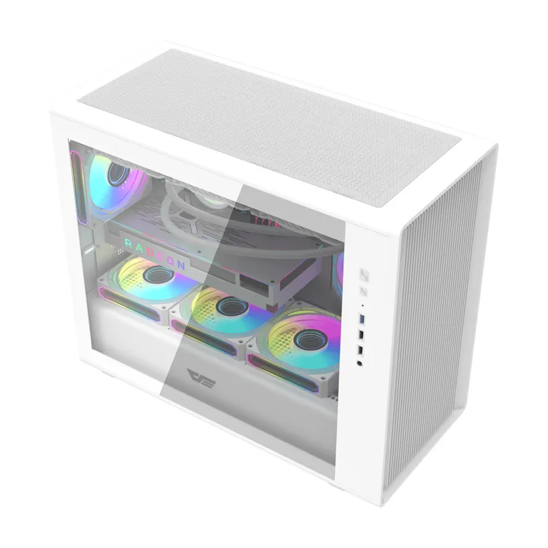 Obudowa Komputerowa DARKFLASH DB460M Mesh Panel Szkło - Biała