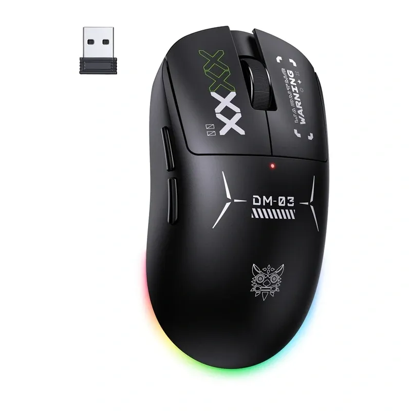 Mysz Gamingowa ONIKUMA DM03 RGB 24000 DPI - Czarna
