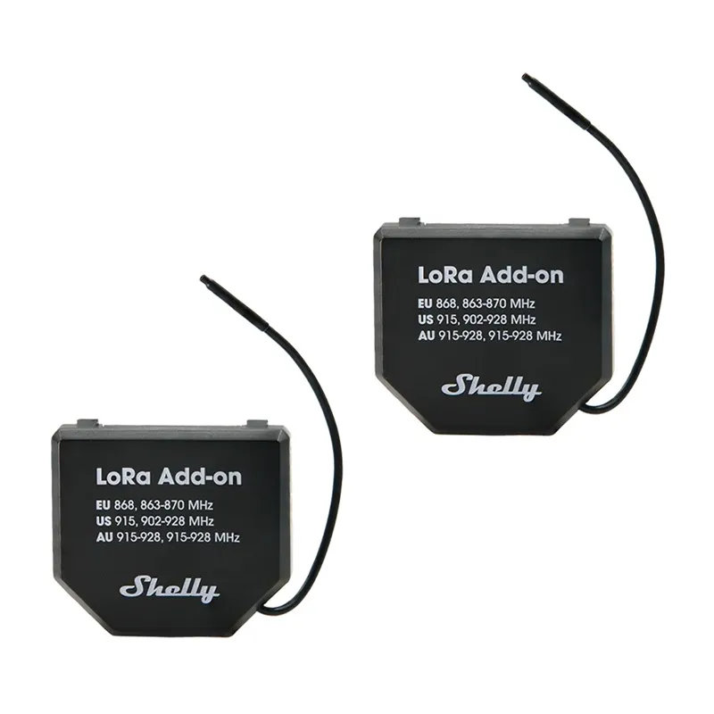 Moduł LoRa EU868 SHELLY Add-On Do Automatyki Zestaw 2 szt