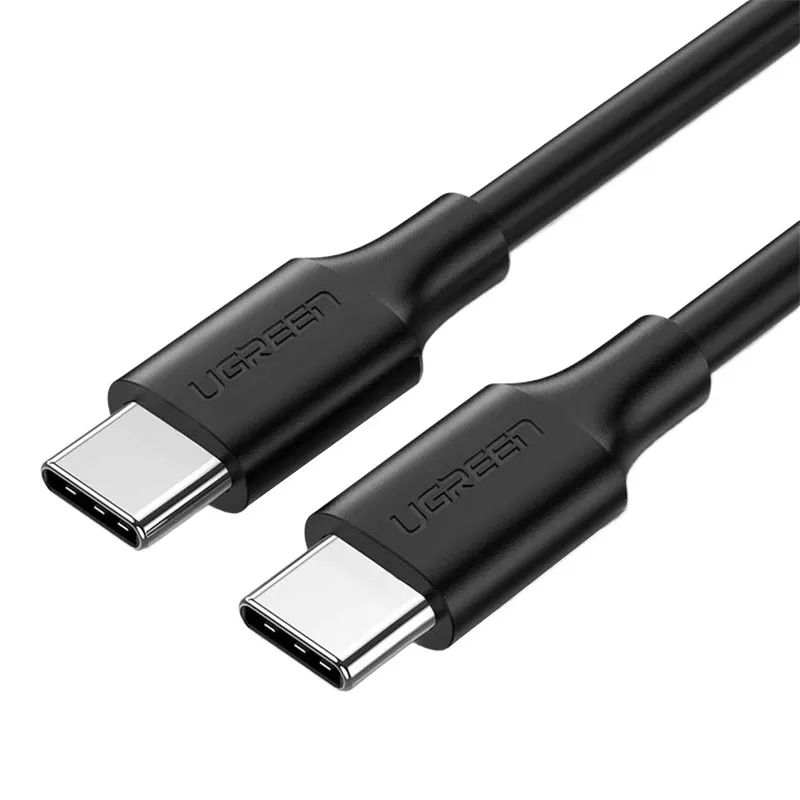 Kabel USB-C UGREEN US286 0.5m 10W Power Delivery - Czarny