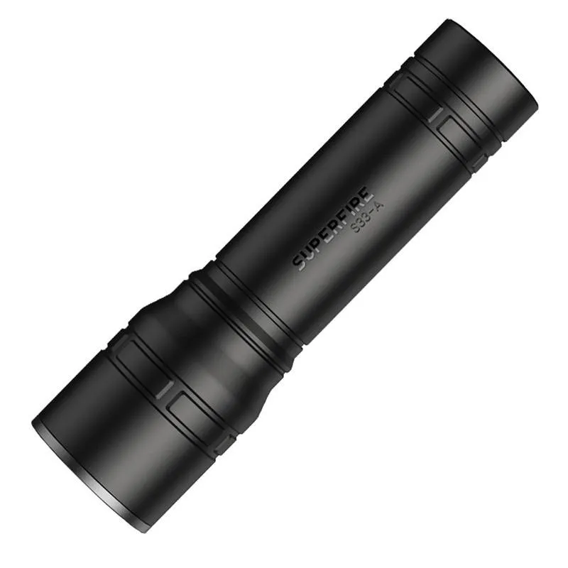 Latarka SUPERFIRE S33-A USB 124 Lm 4 Tryby - Czarna