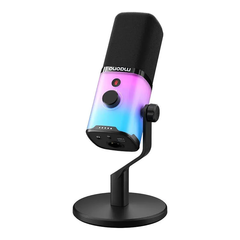 Mikrofon MAONO PD100X RGB USB/XLR Dynamiczny - Czarny