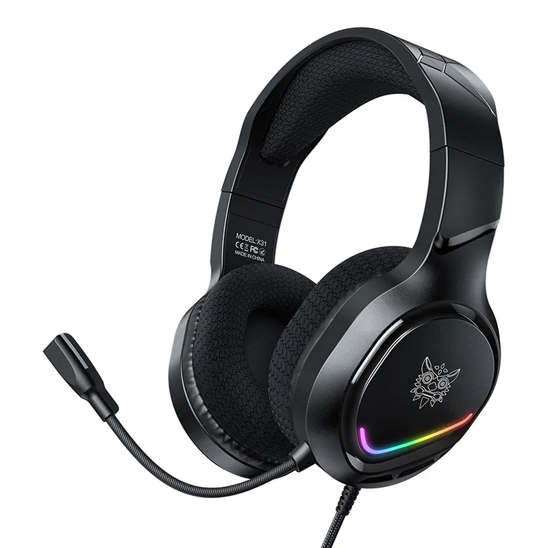 Słuchawki ONIKUMA X31 Przewodowe Gamingowe USB 3,5mm