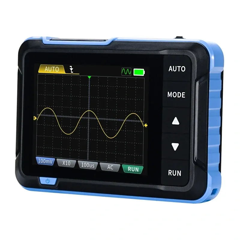 Oscyloskop Przenośny FNIRSI DSO153 2w1 Generator Sygnałów - Niebieski