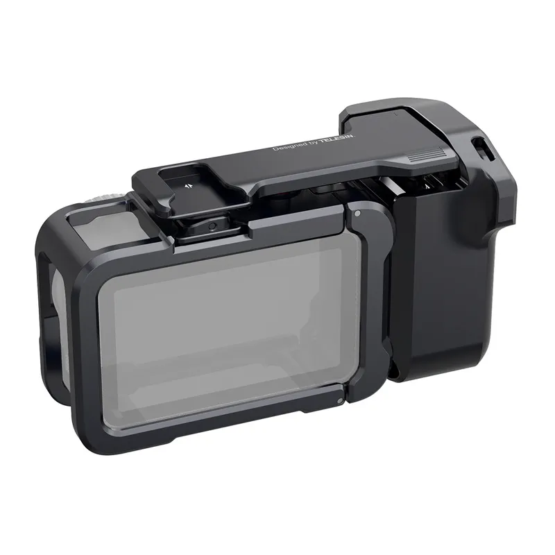 Obudowa Ochronna Z Uchwytem TELESIN Dla DJI Osmo Action 6 - Czarny