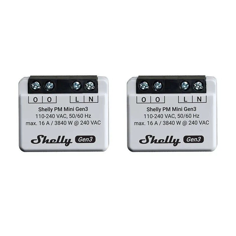 Sterownik SHELLY PM Mini GEN3 Wi-Fi 2szt - Miernik Energii