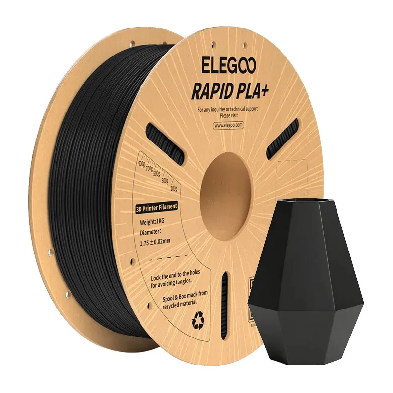 Filament ELEGOO Rapid PLA+ 1kg Do Druku 3D - Czarny