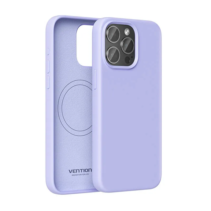 Etui Silikonowe VENTION KUFV0-40 Do IPhone 15 Pro Max - Fioletowe