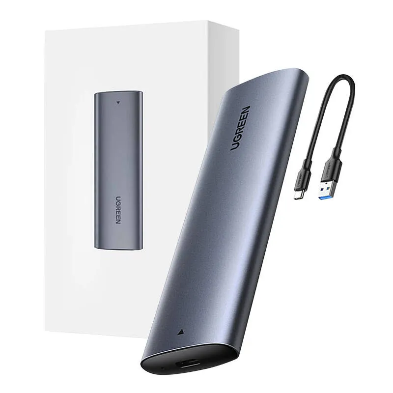 Obudowa Dysku UGREEN CM400 M.2 B-Key NGFF SATA - Szara
