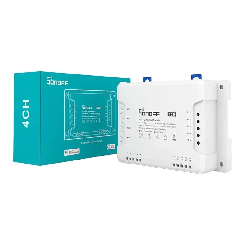 Przekaźnik Wi-Fi SONOFF 4CHR3 4-KANAŁOWY 10A/2200W