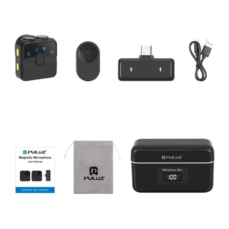 Mikrofon Krawatowy PULUZ SmartLink WS300 Bezprzewodowy 2.4G