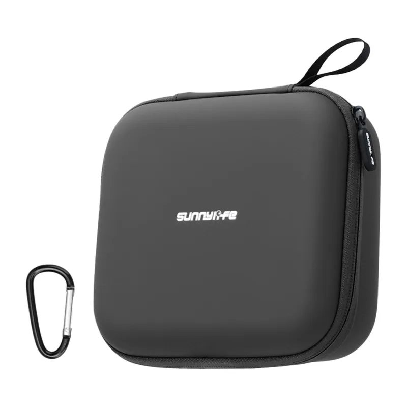 Etui Skórzane SUNNYLIFE Do DJI Neo 2 Z Kieszenią Siatkową - Czarne