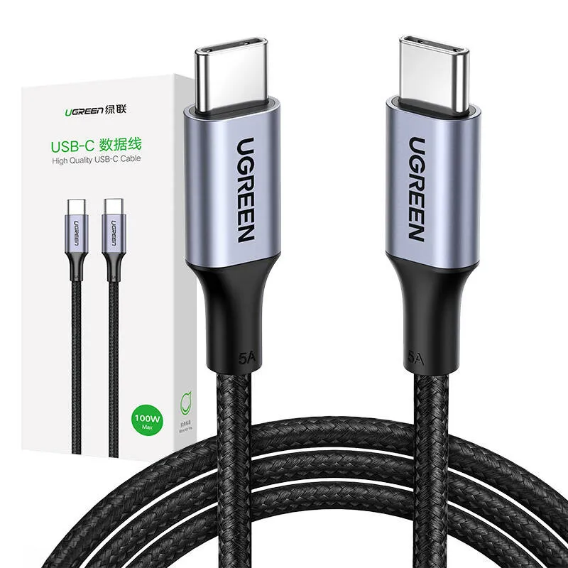 Kabel UGREEN US316 USB-C Do USB-C 3m 100W - Czarny