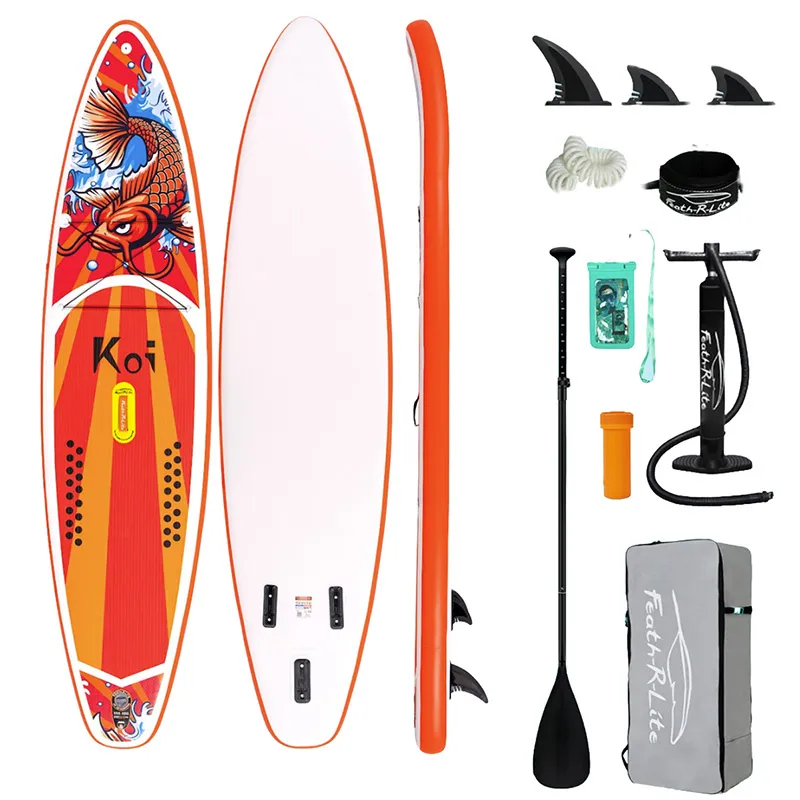 Deska SUP FUNWATER Feath-R Lite 3,5m Pompowana - Koi
