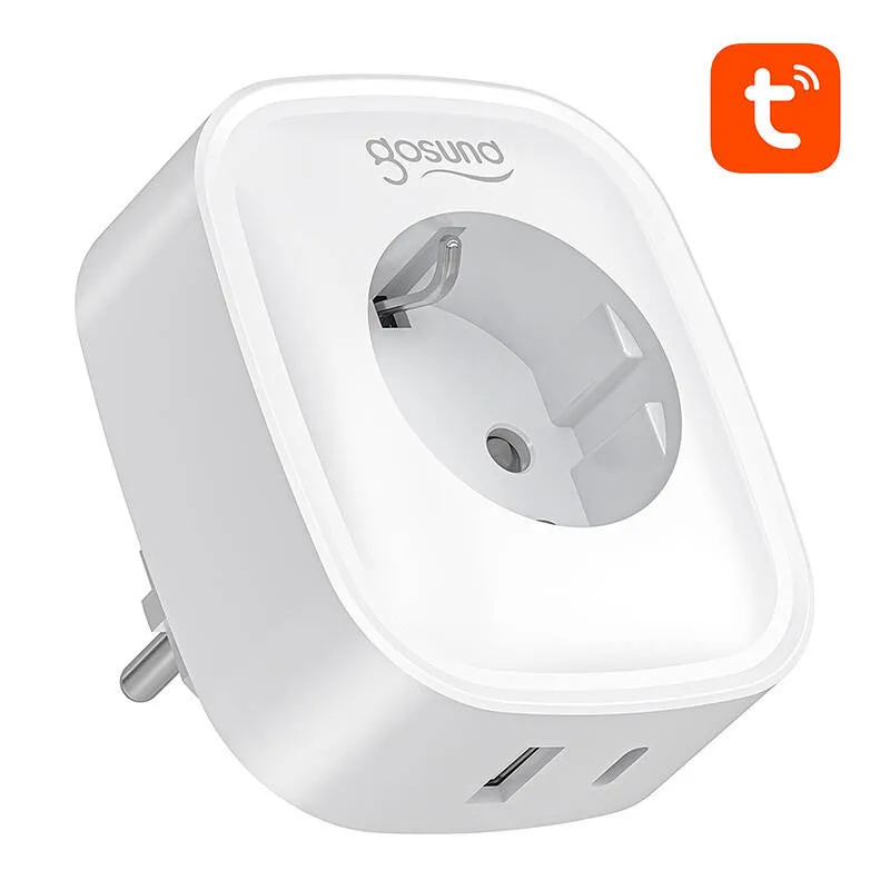 Gniazdko Inteligentne GOSUND SP6 Wi-Fi/Bluetooth 16A USB-C 20W
