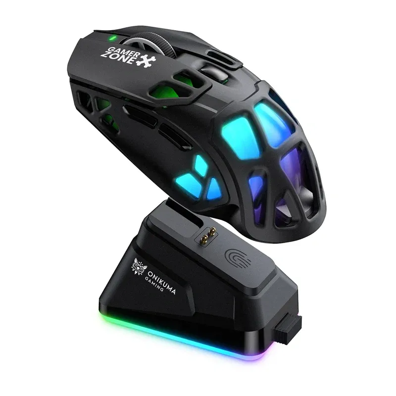 Mysz Bezprzewodowa ONIKUMA DM09 Gaming 24000 DPI - Czarna
