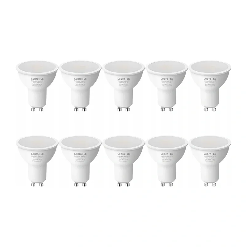 Żarówka LED LEPRO GU10 4,5W 345LM 2700K 10 szt. - Ciepła