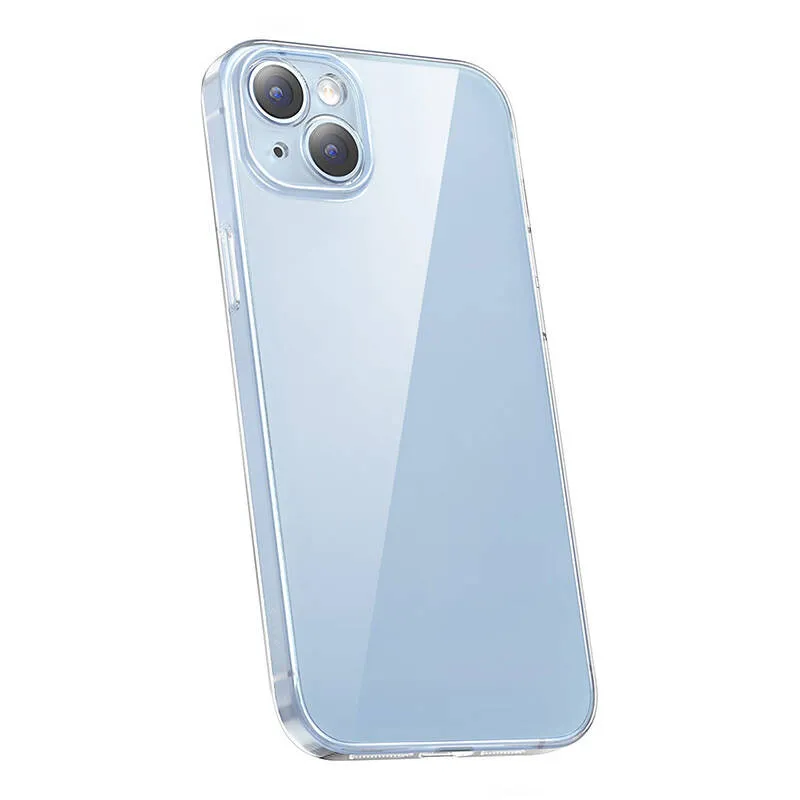 Etui BASEUS Crystal Series IPhone 14 Plus + Szkło - Przezroczysty