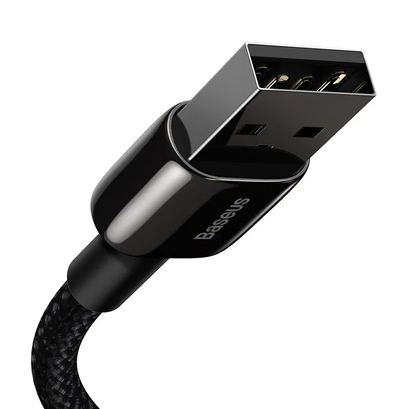 Kabel BASEUS Tungsten Gold USB-A Lightning 2m - Czarny