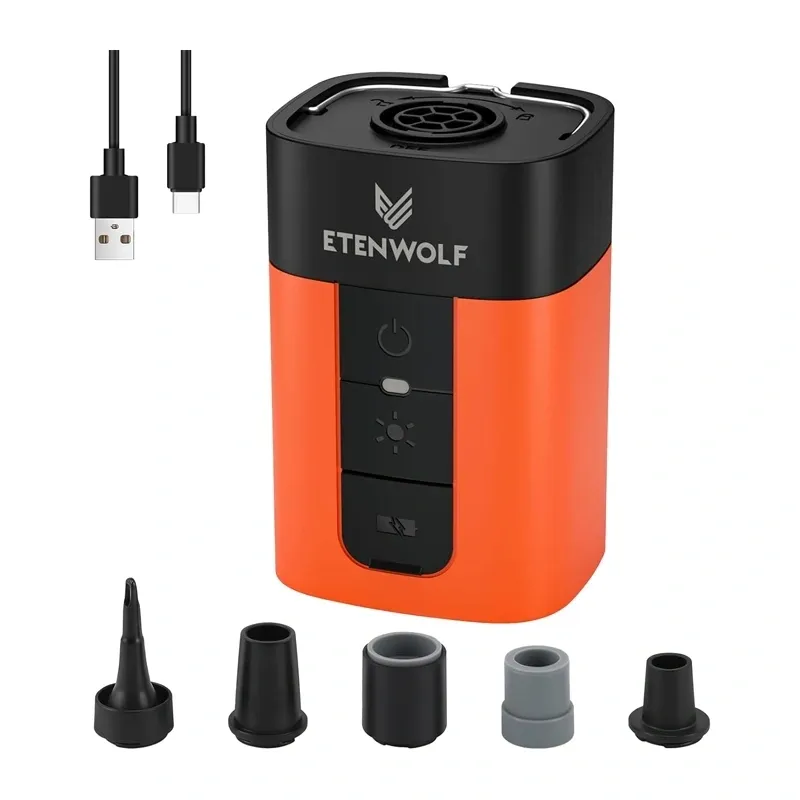 Pompka Elektryczna ETENWOLF AIR 5 Pro 10400mAh - Pomarańczowa