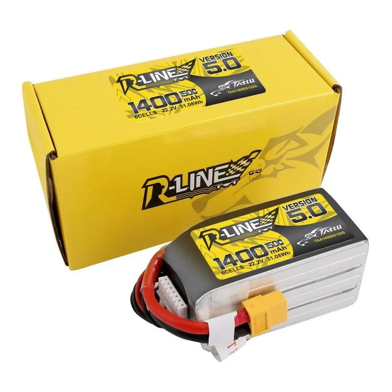 Akumulator TATTU R-Line 5.0 1400mAh 22.2V 150C 6S1P XT60