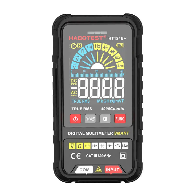 Multimetr Cyfrowy HABOTEST HT124B+ Do 600V