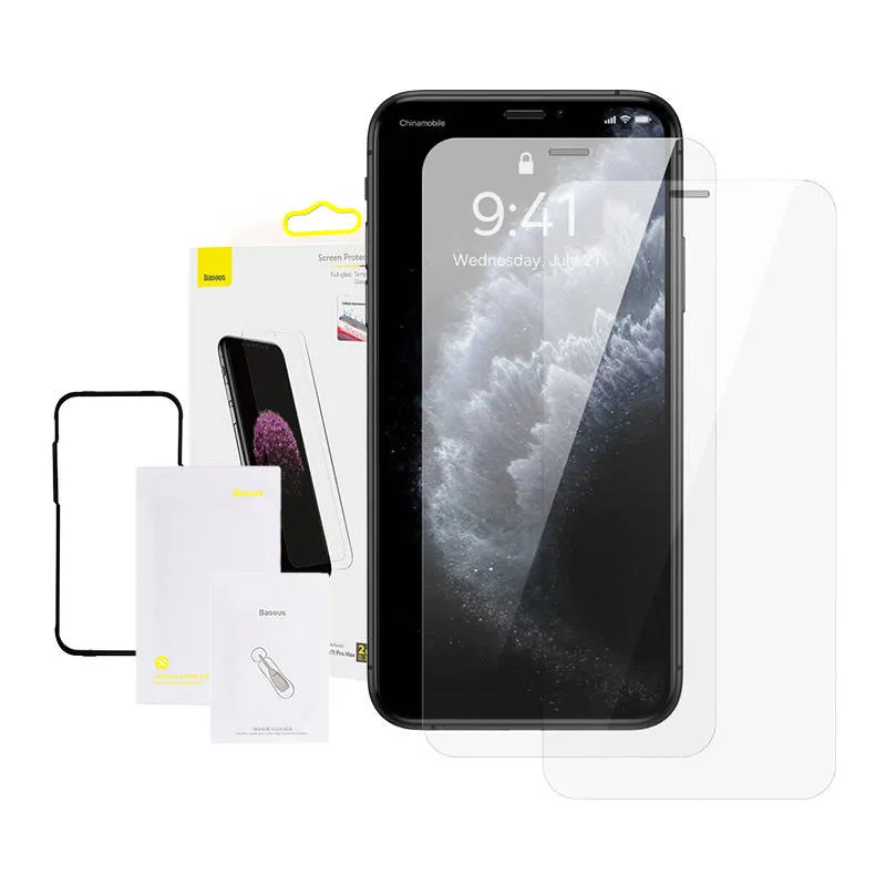 Szkło Hartowane BASEUS 0.3mm Do IPhone XS MAX/11 Pro Max 2szt