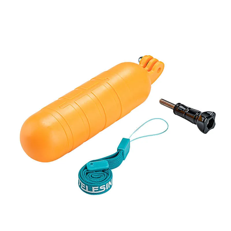Uchwyt Wypornościowy TELESIN GP-MNP-102 Do Kamer 150mm - Pomarańczowy