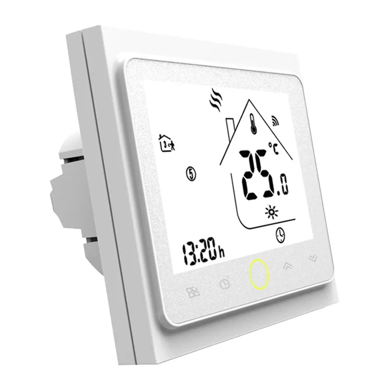 Termostat MOES BHT-002 Wi-Fi LCD Do Ogrzewania Podłogowego - Biały
