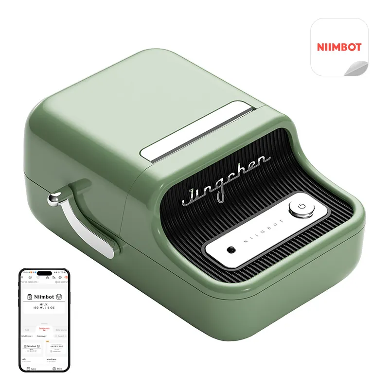 Drukarka Etykiet NIIMBOT B21 Pro 1500mAh Bluetooth - Zielona
