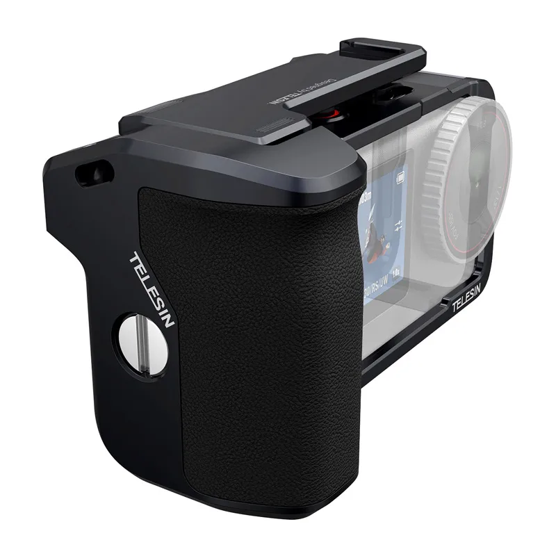 Obudowa Ochronna Z Uchwytem TELESIN Dla DJI Osmo Action 6 - Czarny