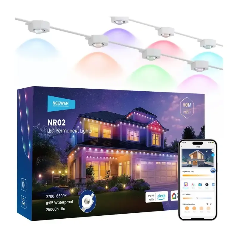Oświetlenie LED Zewnętrzne NEEWER NR02 60m IP67 RGBCW