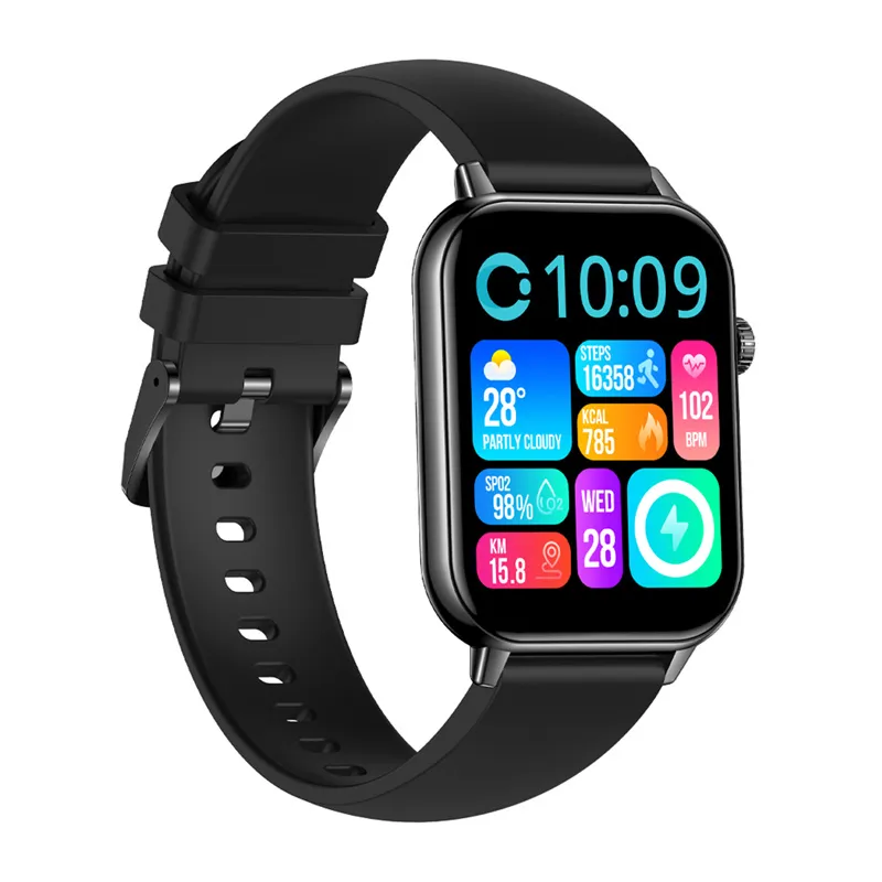 Smartwatch COLMI C28 AMOLED 1,93" Z Asystentem AI - Czarny