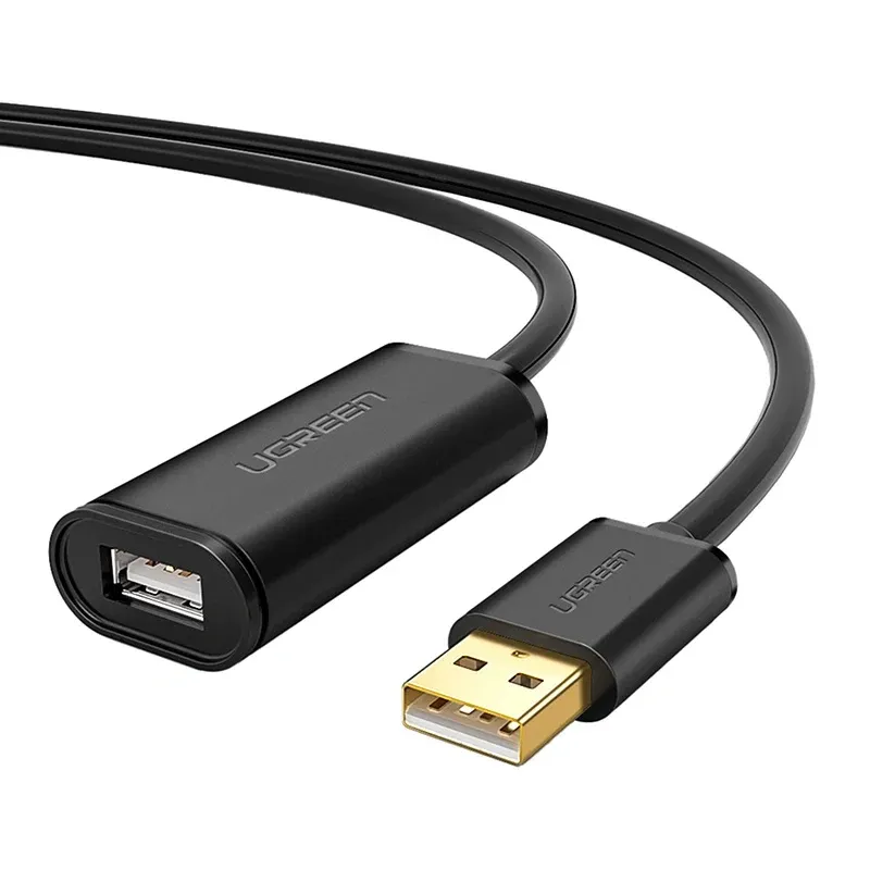 Kabel UGREEN USB-A 20m Aktywny Z Wzmacniaczem - Czarny