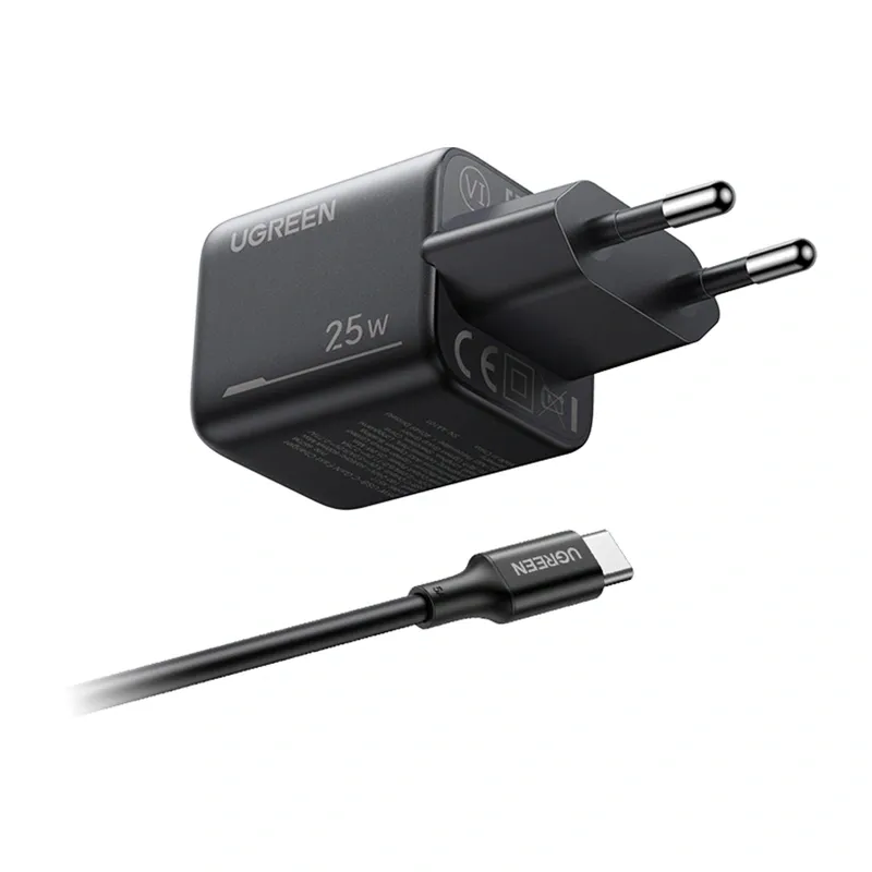 Ładowarka Sieciowa UGREEN X517 25W USB-C GaN Z Kablem