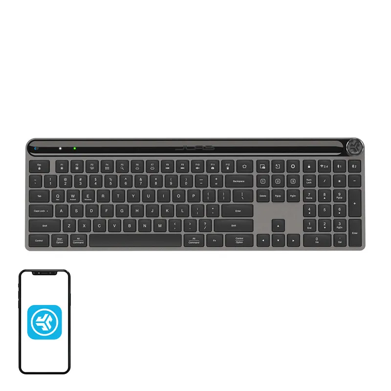 Klawiatura Bezprzewodowa JLAB Epic Bluetooth USB-C - Czarny