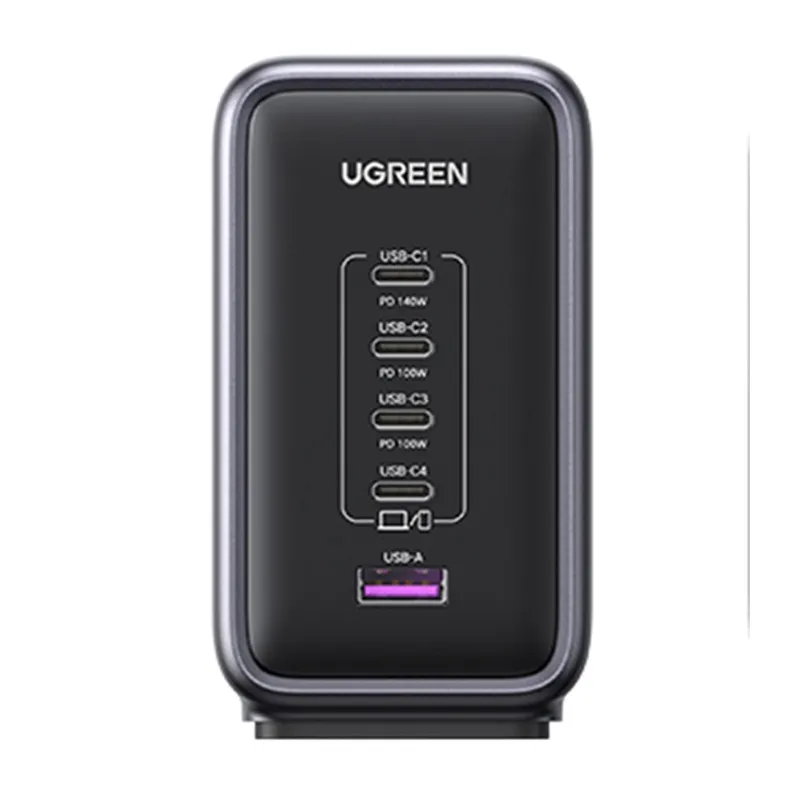 Ładowarka Sieciowa UGREEN CD333 Nexode 300W 5 Portów USB-C - Czarny