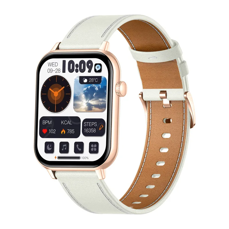 Smartwatch COLMI C28 AMOLED 1,93" Kwadratowy - Złoty