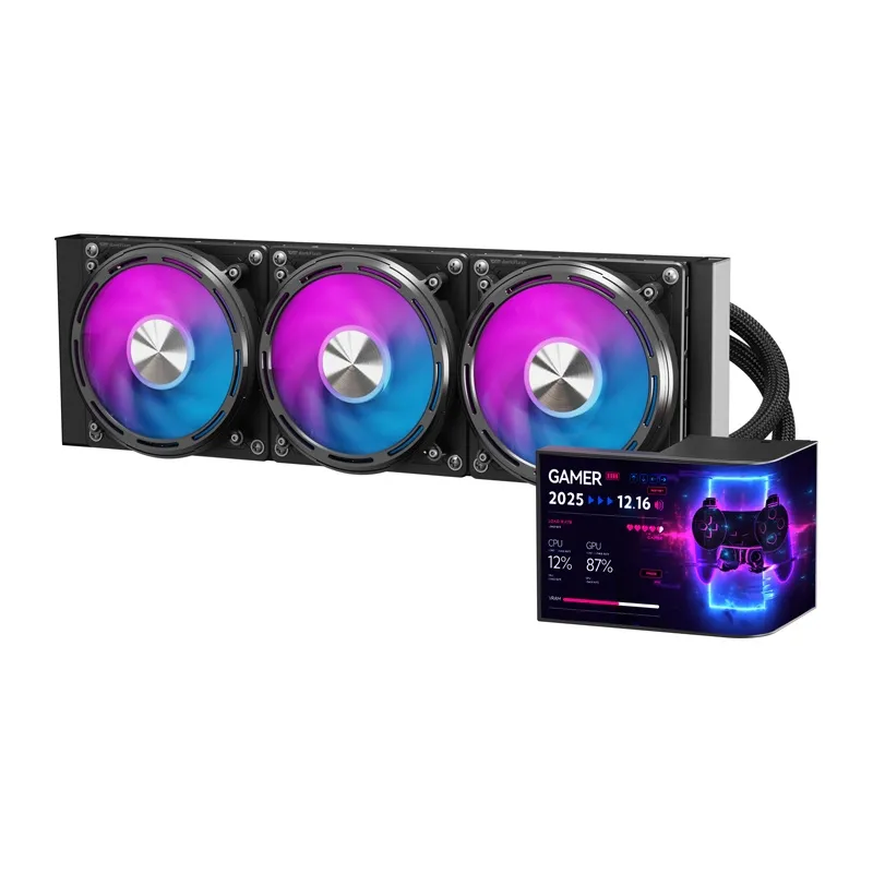 Chłodzenie CPU DARKFLASH UV360 AIO 360mm 320W - Czarne