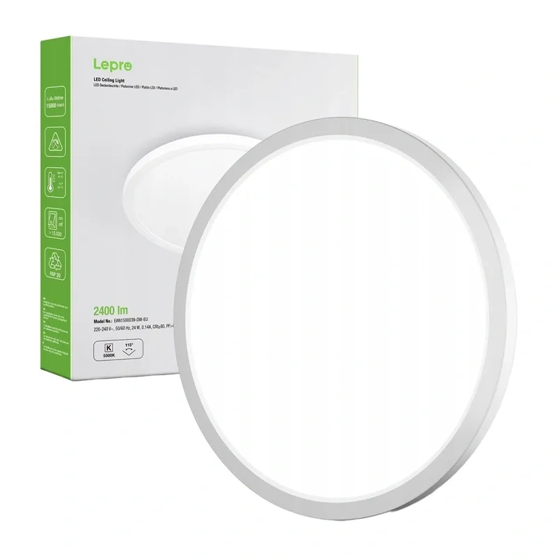 Lampa Sufitowa LEPRO 1500039-DW-EU 24W 2400LM - Biała