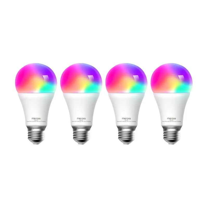 Żarówka Inteligentna MEROSS MSL120 Wi-Fi 60W E27 RGB - 4szt