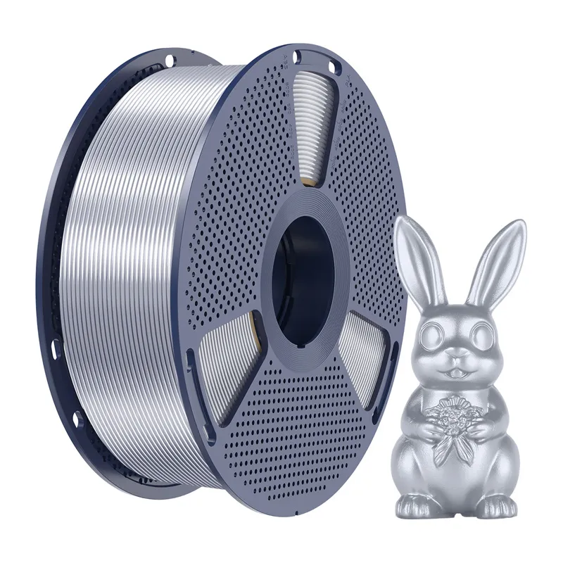Filament SUNLU PLA+ Silk 1.75mm 1kg (Srebrny)