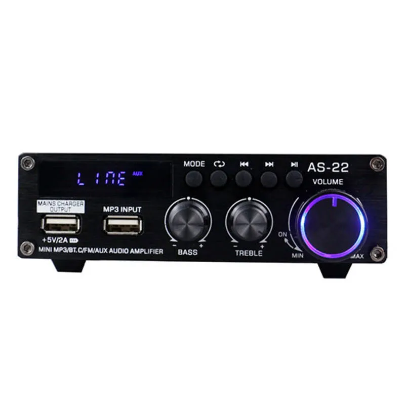 Wzmacniacz Audio BLITZWOLF AS-22 45W - Czarny