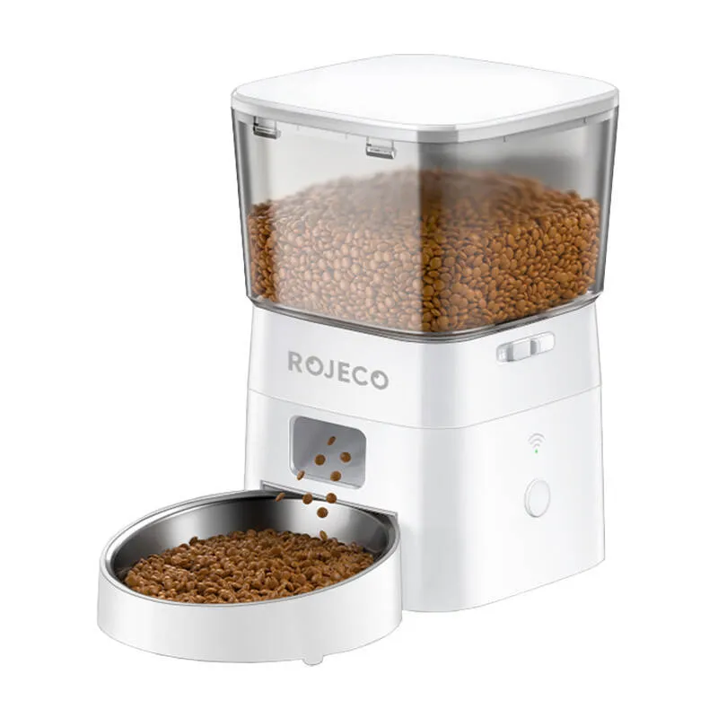 Inteligentny Dozownik Karmy ROJECO 2l Pet Feeder WIFI