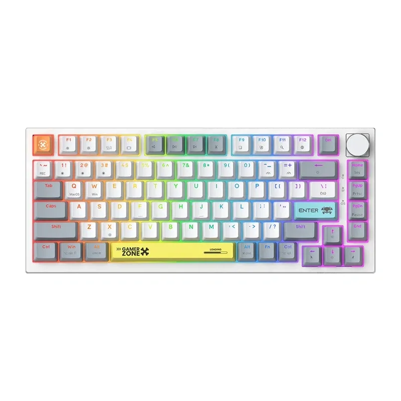 Klawiatura Gamingowa ONIKUMA G52 Mechaniczna 82 Klawisze RGB - Czarna